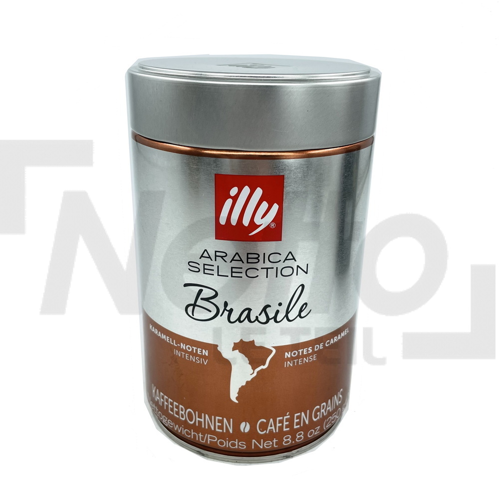 Café en grain avec notes de caramel du Brésil 250g - ILLY ILLY  8003753970042 : Netto Le Teil – Supermarché & Drive