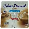 Crème dessert saveur café 4x115g - NETTO