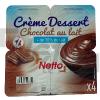 Crème dessert saveur chocolat au lait 4x115g - NETTO