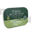 Filets de sardines à l'huile d'olive vierge extra 70g