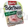 Le Bon Paris à l'étoufée sans nitrite sans couenne 4 tranches 140g - HERTA
