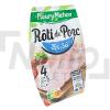 Rôti de porc cuit réduit en sel 4 tranches 160g - FLEURY MICHON