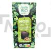 Tablette de chocolat noir Bio aux amandes caramélisées et au cacao du Pérou 100g - JARDIN BIO