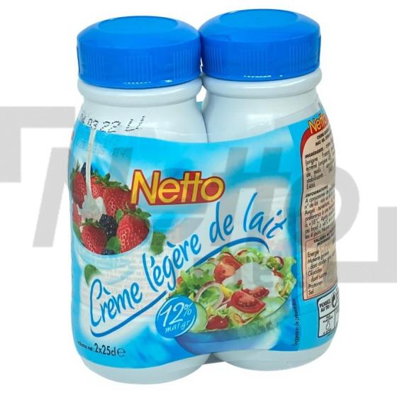 Crème légère UHT 12% MG 2x25cl - NETTO