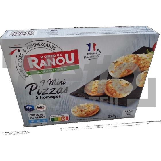 Mini Pizza aux fromages La Boîte de 9 - RANOU
