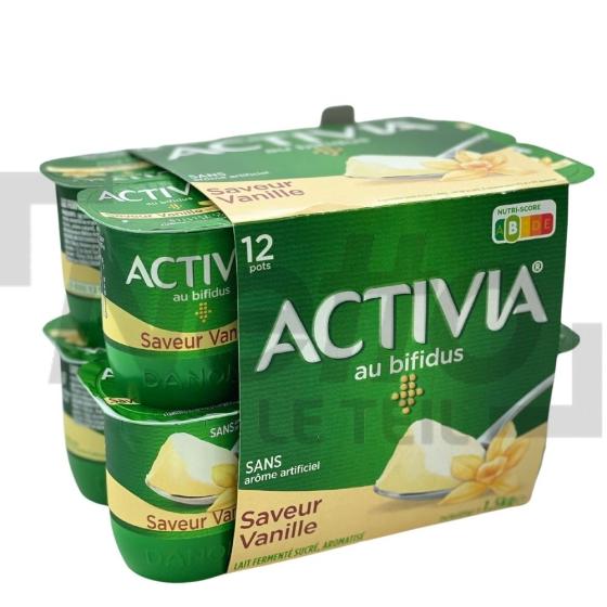 Activia bifidus saveur vanille 12x125g - DANONE