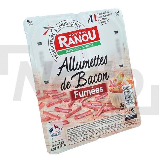 Allumettes de bacon fumées x2 200g - RANOU