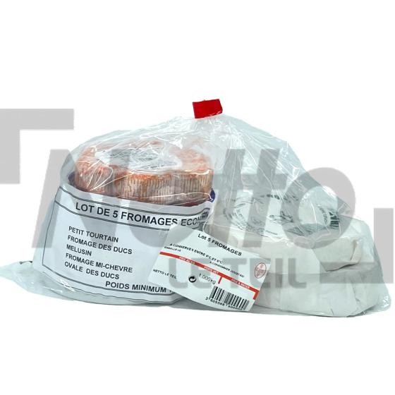 Assortiments 5 fromages 1kg 