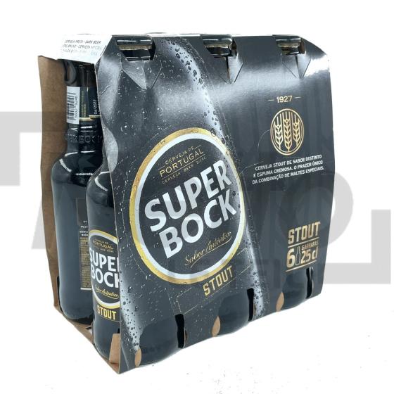 Bières brunes x6 150cl  - SUPER BOCK