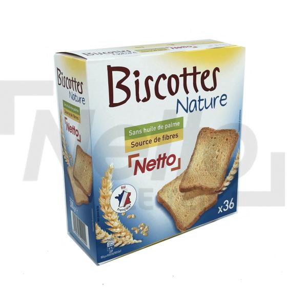 Biscottes nature x36 300g - NETTO