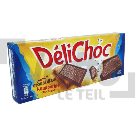 Biscuits croustillants au chocolat au lait 150g - DELICHOC
