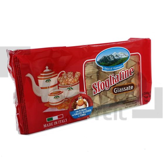 Biscuits feuilletés à la glace 200g - SFOGLIATINE