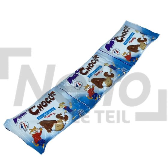 Biscuits sablés nappés de chocolat au lait x3 sachets 140g - NETTO