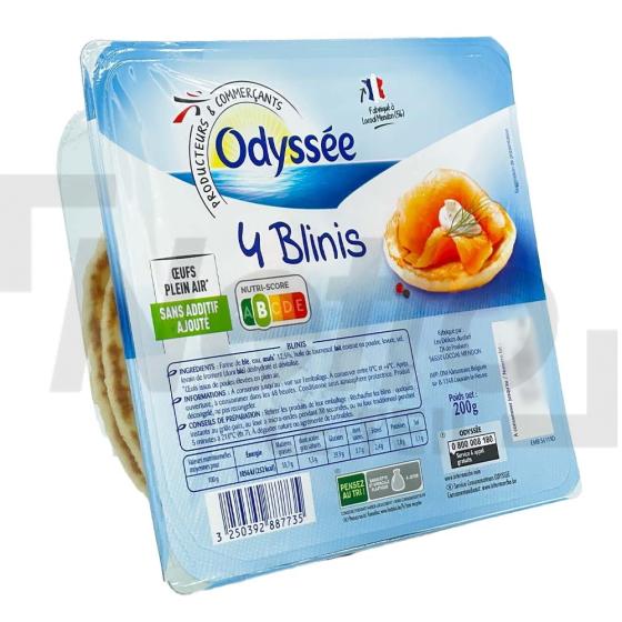 Blinis x4 200g - ODYSSÉE