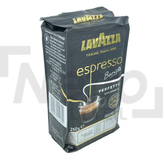 Café torréfié moulu espresso barista d'Italie intensité 6 250g - LAVAZZA