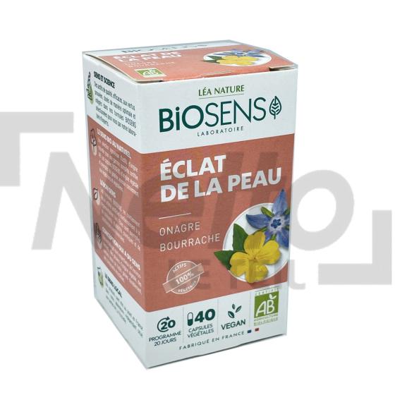 Capsules végétales éclat de la peau Bio x40 22g - BIOSENS/LEA NATURE