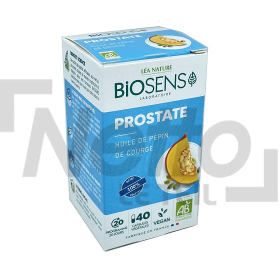 Capsules végétales prostate Bio x40 22g - BIOSENS/LEA NATURE