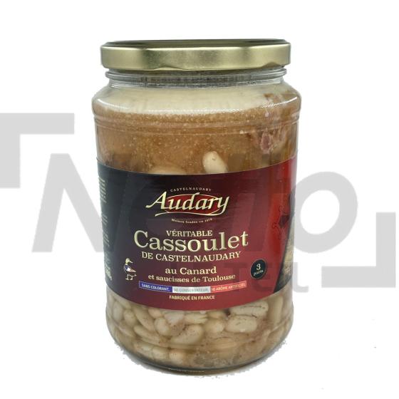 Cassoulet de Castelnaudary au canard et aux saucisses de Toulouse 1,4kg - AUDARY