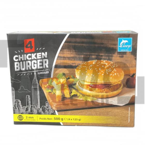 Chicken burger x4 500g
