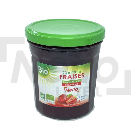 Confiture Bio aux fraises 360g - NETTO