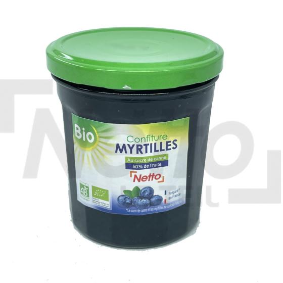 Confiture Bio aux myrtilles 360g - NETTO