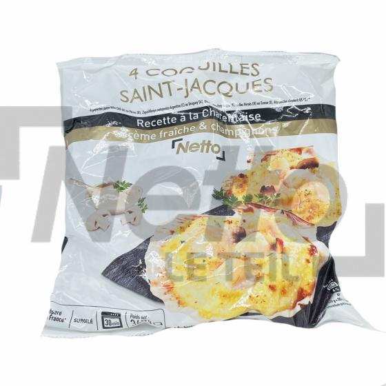 Coquilles Saint-Jacques recette à la Charentaise x4 360g - NETTO