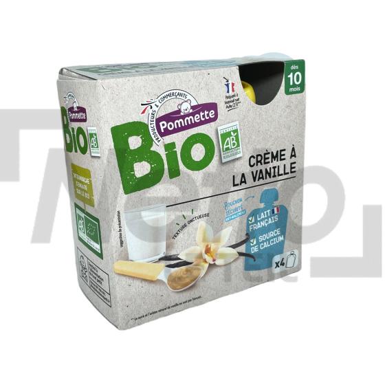 Crème à la vanille Bio dès 10 mois x4 340g - POMMETTE