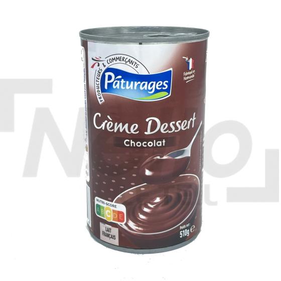 Crème dessert saveur chocolat 510g - PATURAGES