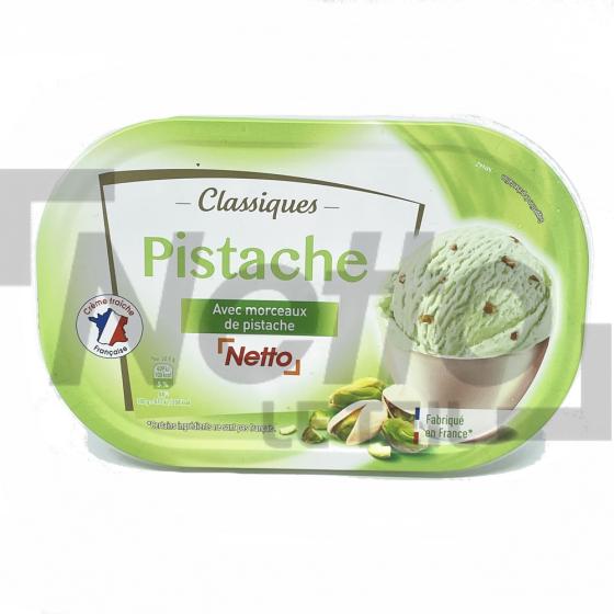 Crème glacée saveur pistache en bac 504g - NETTO