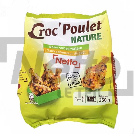 Croc' Poulet manchons de poulet rôti Nature 250g - NETTO
