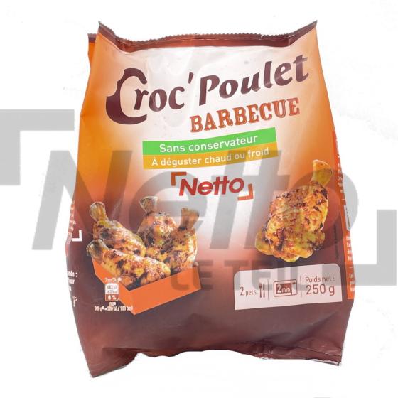 Croc' Poulet manchons de poulet rôti saveur Barbecue 250g - NETTO