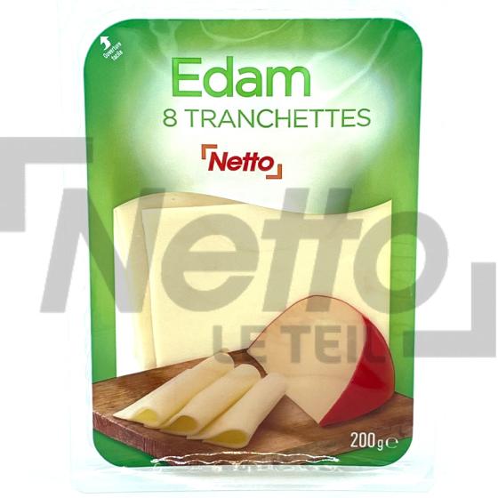 Edam tranchés 8 tranches 24%MG 200g - NETTO