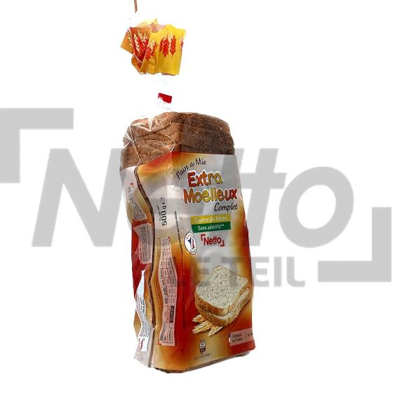 Extra moelleux pain de mie complet 500g - NETTO