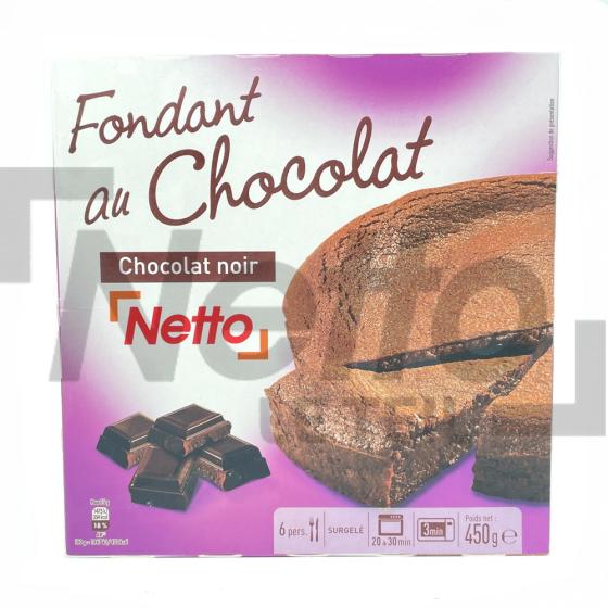 Fondant au chocolat surgelé 450g - NETTO