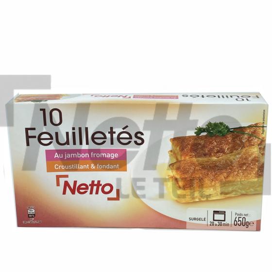 Friands au jambon fromage x10 650g - NETTO