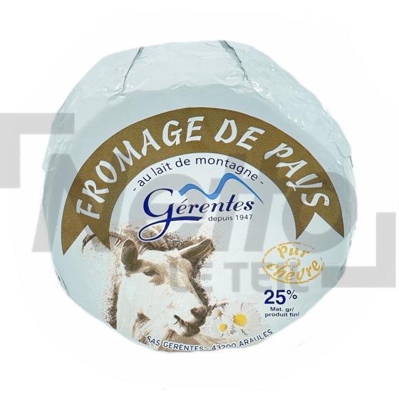Fromage de Pays au lait de chèvre de montagne 400g - GÉRENTES