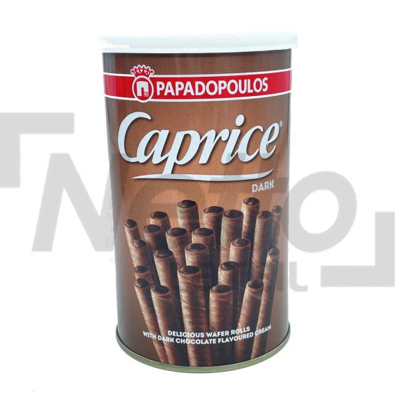 Gaufrettes roulées fourrées au chocolat noir 250g - PAPADOPOULOS