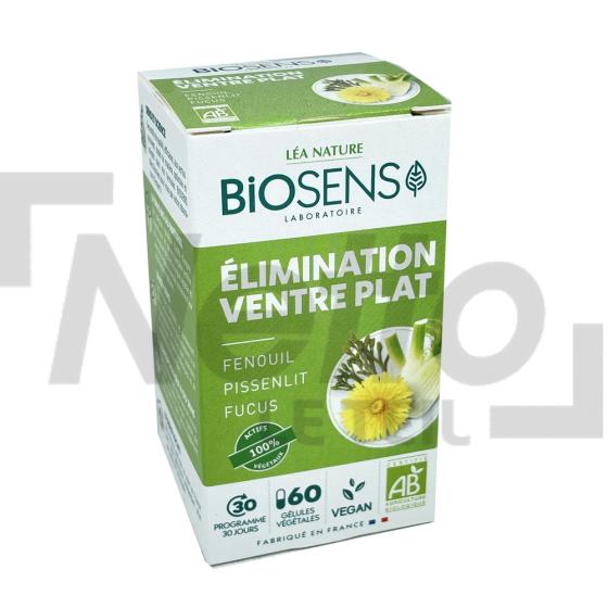 Gélules végétales élimination ventre plat Bio x60 31g - BIOSENS/LEA NATURE