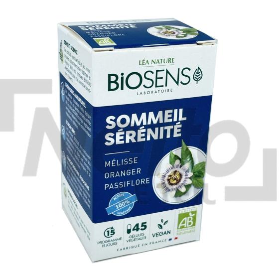 Gélules végétales sommeil sérénité Bio et végan x45 18g - BIOSENS/LEA NATURE