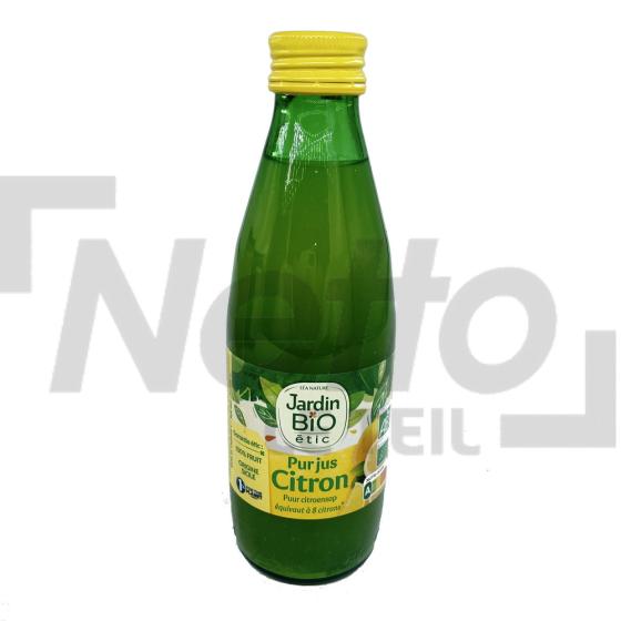 Jus de citron Bio 25cl - JARDIN BIO