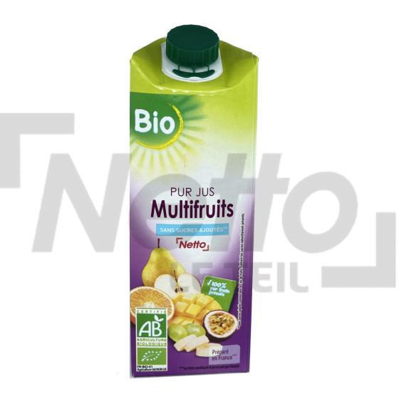 Jus multifruits Bio sans sucres ajoutés 75cl - NETTO