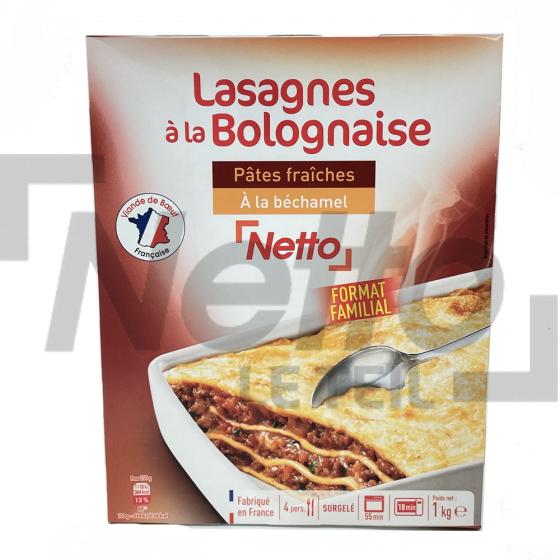 Lasagne Bolognaise à la béchamel format familial 1kg - NETTO