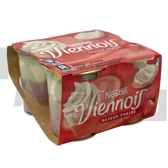 Le Viennois liégois saveur fraise 4x100g - NESTLE