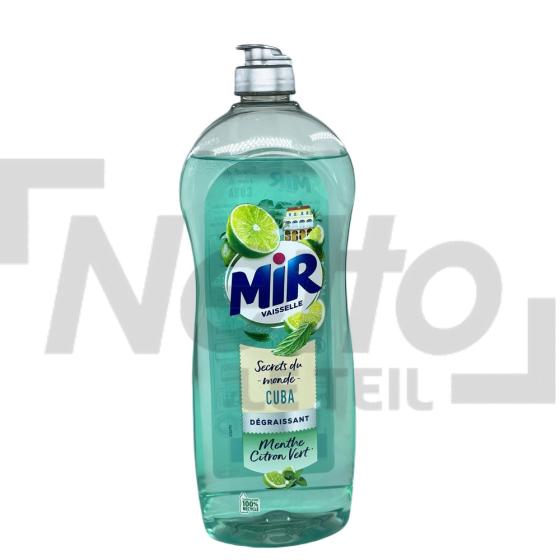 Liquide vaisselle dégraissant à la menthe et citron vert 75cl - MIR