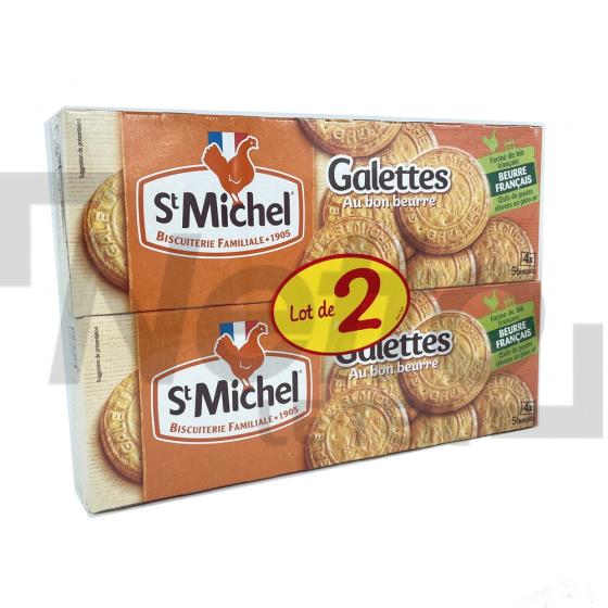 Lot de 2 paquets de galette au beurre x8 sachets 260g - ST MICHEL