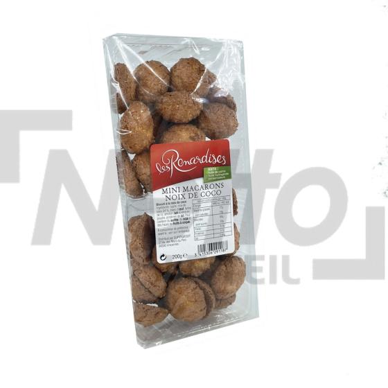 Mini-macarons à la noix de coco 200g - LES RENARDISES