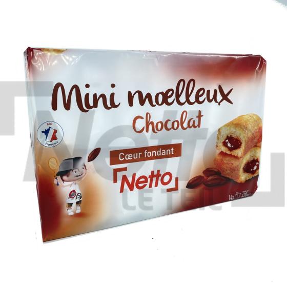 Mini moelleux au coeur fondant goût chocolat x14 420g - NETTO