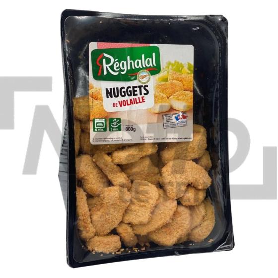 Nuggets dinde panés Halal 800g - REGHALAL