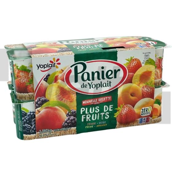 Panier de Yoplait aux fruits 16x130g - YOPLAIT