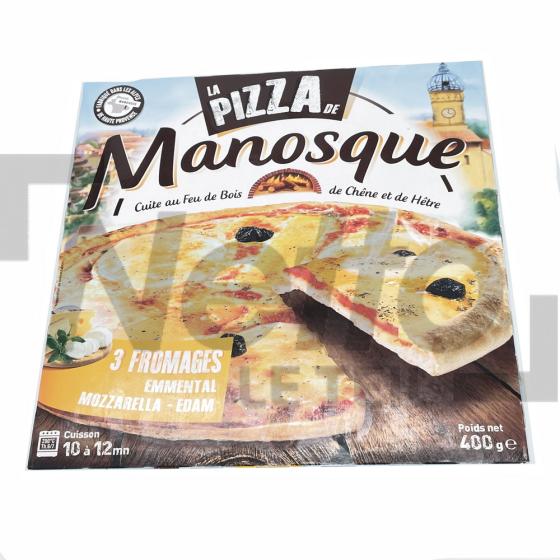 Pizza 3 fromages 400g - MANOSQUE